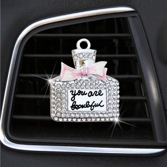 Luxe Inspired Perfume Bottle Clip Air Freshener Car Accessory - Picture 3 of 7